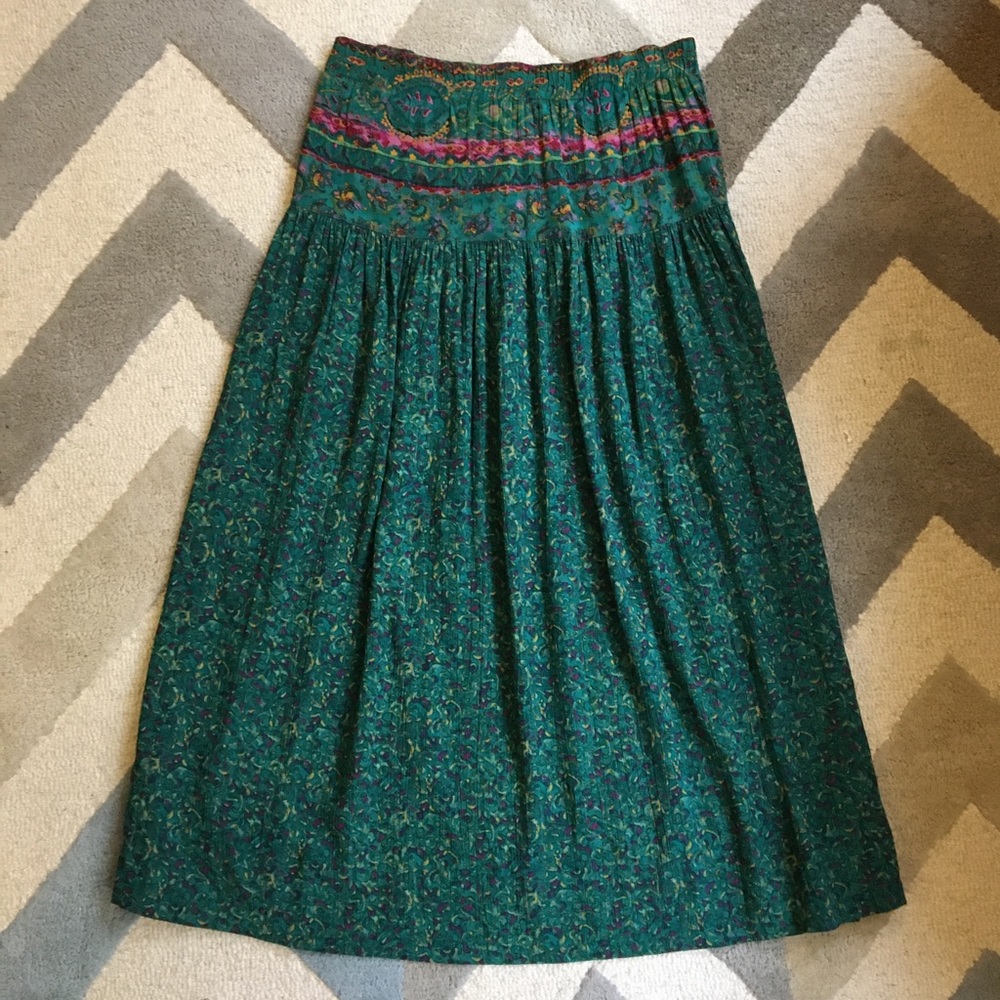 Vintage Carole Little Maxi Skirt